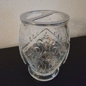 Clear Decorative Bathroom Toothbrush Holder